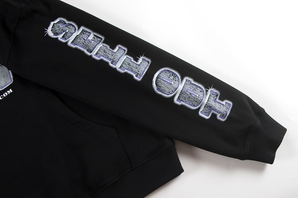 ブランドパーカー素材ディテール